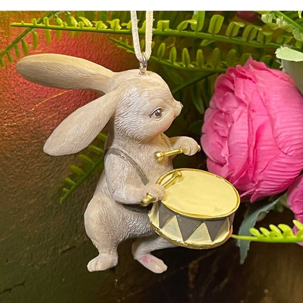 Rachel Ashwell Set Of 3 Musical Woodland Animals Ornaments, NIB - Picture 6 of 9